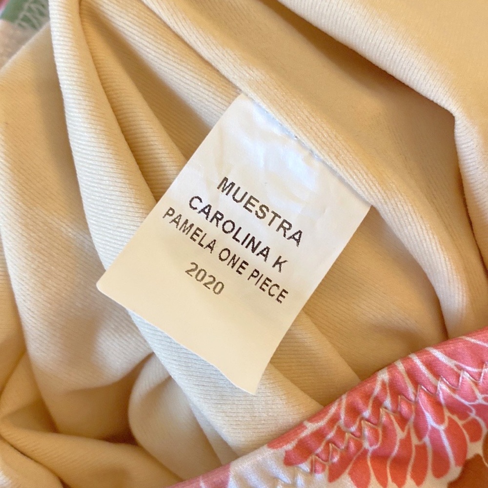 NEW Carolina K x Anthropologie MUESTRA Floral Vintage Inspired One Piece Small - Picture 9 of 9